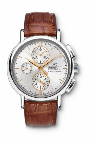 IWC Portofino Chronograph Stainless Steel / Silver IW3783-02 (3783-02, IW378302)